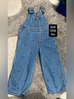 OshKosh B'gosh Light Blue Denim Kids Overalls